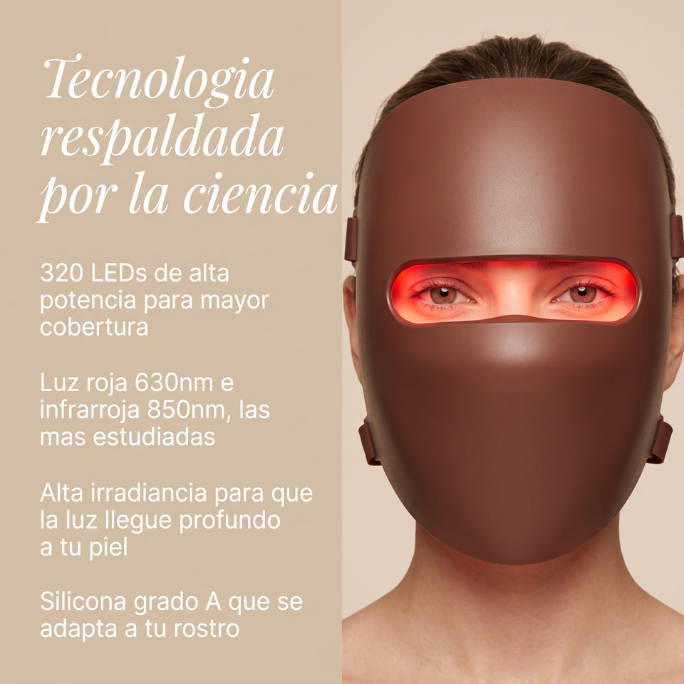 Máscara Facial de Fototerapia Zlept