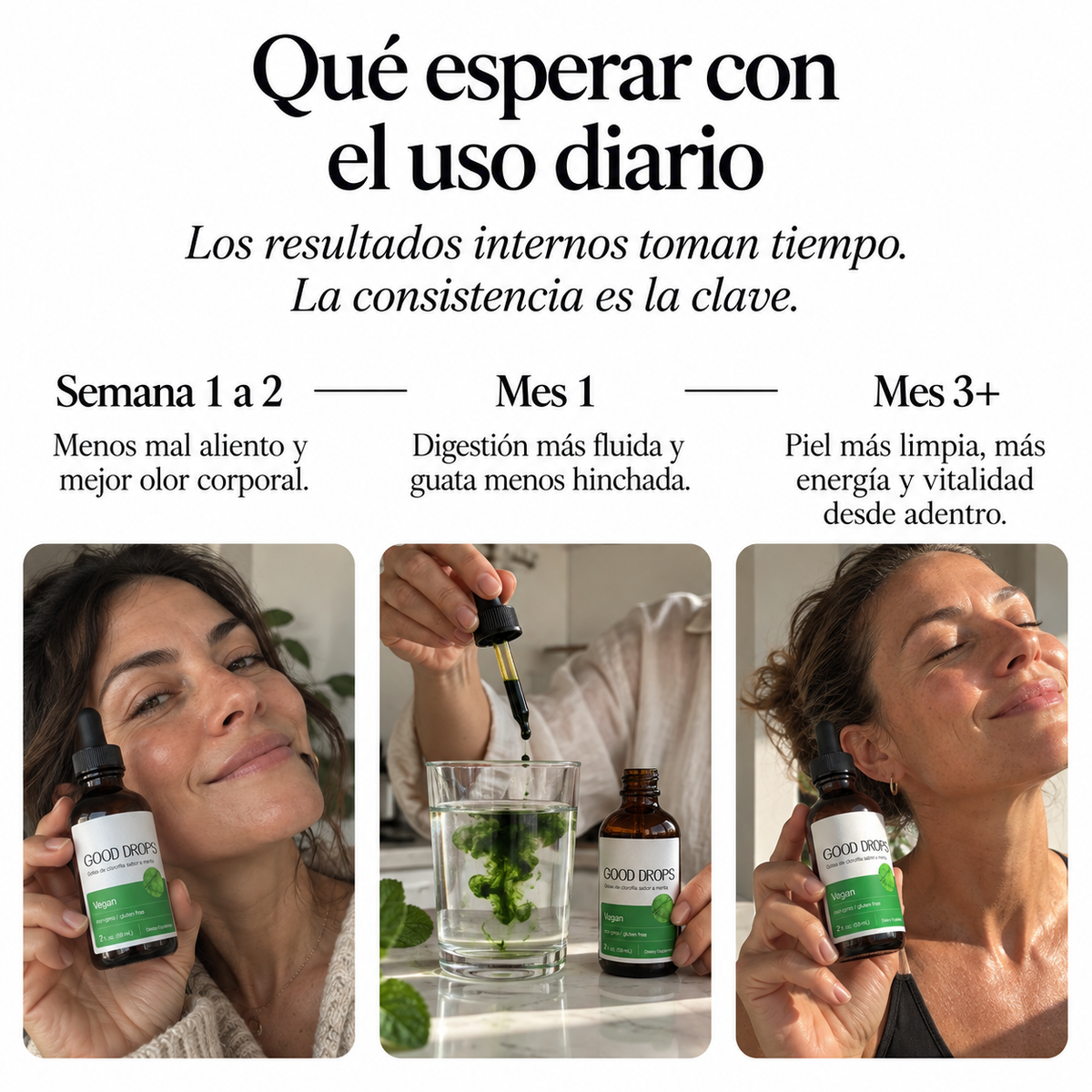 Chlorophyll Liquid Drops