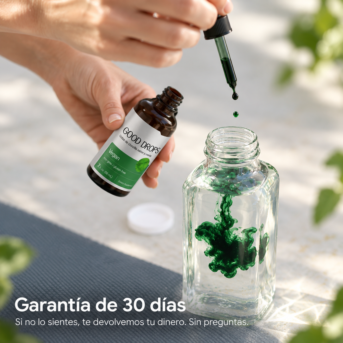 Chlorophyll Liquid Drops